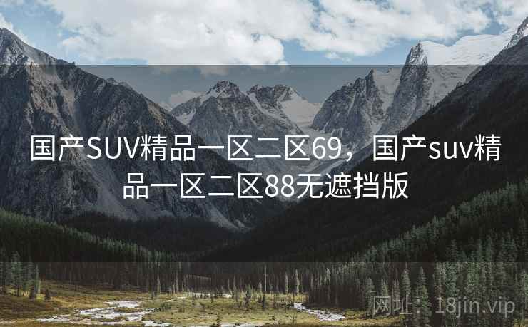 国产SUV精品一区二区69，国产suv精品一区二区88无遮挡版  第2张