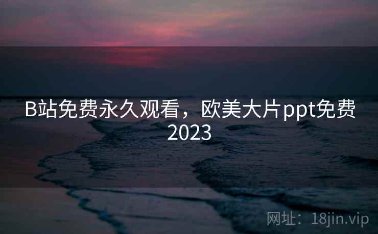 B站免费永久观看，欧美大片ppt免费2023  第2张